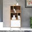 Open kast Touch Artisan eikenhouten look/wit