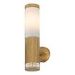 Lampada da parete Jaicy II Vetro acrilico / Acciaio inox - 1 punto luce