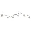 Plafonnier Robby VIII Fer - 6 ampoules