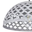 Hanglamp Hollie II Zwart - Grijs - Metaal - Hoogte: 120 cm