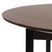Eettafel Kimbe deels massief eikenhout/ijzer - donker eikenhout/zwart