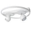 LED-plafondlamp Ronda silicone/ijzer - 2 lichtbronnen