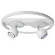 LED-plafondlamp Ronda silicone/ijzer - 2 lichtbronnen