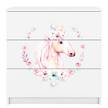 Comò Babydreams Unicorno II Bianco - Materiale a base lignea - 81 x 81 x 41 cm