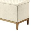 Truhe Andresito Bouclé Stoff Raya: Creme