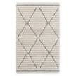 Tapis épais Fulani Polypropylène - Crème / Gris - 200 x 290 cm