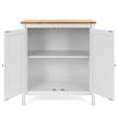 Kast Bombita wit/Artisan eikenhouten look
