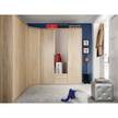 Eckschrank Longfort Beige - Holzwerkstoff - 94 x 213 x 94 cm