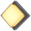 Borne éclairage extérieur Jalla II Plexiglas / Aluminium - 1 ampoule