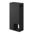 Toilettenpapierspender Tower Stahl - Schwarz