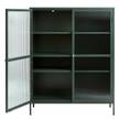 Highboard Bunta Floro Metall - Dunkelgrün