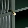 Highboard Bunta Floro Metall - Dunkelgrün
