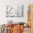 Afbeelding Animals Jungle polyester PVC/sparrenhout - bruin/beige