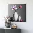 Canvas Floral Magnolia Poliestere PVC / Legno di abete rosso - Rosa / 0