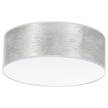 Plafondlamp Nevoa X textielmix/staal - 3 lichtbronnen