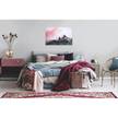 Leinwandbild Berge Mountain Paint Polyester PVC / Fichtenholz - Rot