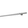 Gardinenstange Match Innenlauf 1-läufig Aluminium - Edelstahl - Breite: 360 cm