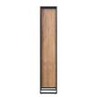 Hochschrank Manchester IV Akazie massiv / Metall - Akazie / Anthrazit