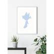 Poster Cinderella Bird Blu / Beige - Carta - 50 cm x 70 cm