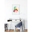 Wandbild Ariel und Fabius Mehrfarbig - Papier - 50 cm x 70 cm