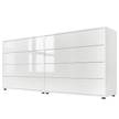 Kast Miltach II hoogglans wit/mat wit