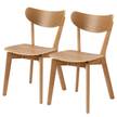 Esszimmerstuhl Rigby (2er-Set) Eiche