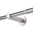 13/16mm Gardinenstange Mino ausziehbar Zamak - Edelstahl-Optik