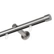 Bastone per tenda Profilo 20 mm Zama - Effetto acciaio inox - Larghezza: 240 cm