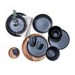 Schalen-Set NATIVE (4er-Set) Steinzeug - Dunkelblau - Dunkelblau