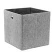 Aufbewahrungsbox TIDY UP Polyester PVC - Grau - Grau