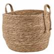 Korb RUSH ROPE III Jute / Wasserhyazinthe - Natur - Durchmesser: 33 cm