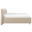 Lit capitonné Peggy Beige - 180 x 200cm - D2 souple