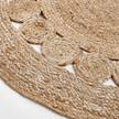 Kurzflorteppich ALL NATURE II Hanf - Beige - Durchmesser: 110 cm