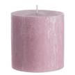 Stumpenkerze RUSTIC Wachs - Rosa