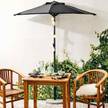 Sonnenschirm SIESTA IV Aluminium / Polyester - Grau