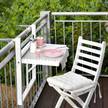 Gartentisch LODGE I Akazie teilmassiv - Weiß
