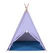 Tipi Dreamcatcher Grau - Massivholz - Kunststoff - 120 x 150 x 120 cm