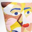 Cuscino Artistic Faces Poliestere - Multicolore