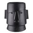 Blumentopf Osterinsel MOAI Magnesia - Schwarz