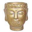 Mini-Blumentopf BUDDHA Beton - Gold
