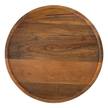 Bijzettafel Ugo I massief mangohout/metaal - mangohout/zwart