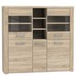 Highboard Parksville II Sonoma eikenhouten look