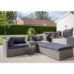 Loungeset Rossi (4-teilig) Aluminium / Polypropylen - Grau