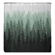 Tenda per doccia foresta di abeti Poliestere - Verde - 180 x 180 cm
