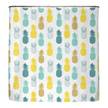 Tenda per doccia Ananas Poliestere - Multicolore - 180 x 200 cm