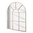 Fensterspiegel FINESTRA Eisen / Glas - Gold - Gold - 50 x 70 cm