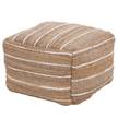 Pouf ALL NATURE Hanf / Baumwolle - Natur