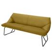 Banquette Cushion II Tissu / Métal - Jaune curry - Largeur : 184 cm