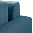 Bank Sesame (3-zits) Velours Vaia: Marineblauw