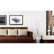 Quadro con cornice Blue Freedom Abete / Vetro acrilico - Blu